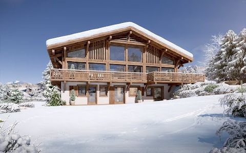 MONT D'ARBOIS, SUPERB CHALET SOLD IN THE FUTURE STATE OF COMPLETION REF 7432-B, located 500 m from the start of the slopes and the golf course. It will include 4 levels: Basement: laundry room, gym, wine cellar, 1 dormitory bedroom with shower room, ...