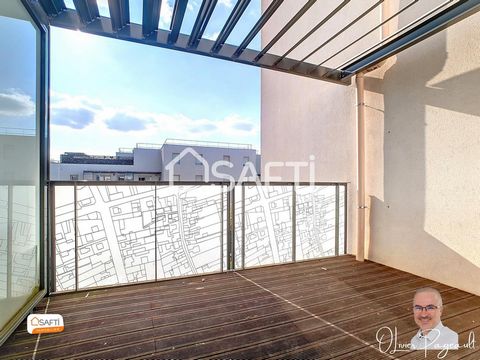 SAFTI Immobilier vous propose, sur le secteur prisé du Moulin à Vent, avenue Francis de Pressensé, limite Lyon 8, un bel appartement T3 de 60m² situé au 3iè étage avec ascenseur, dans une résidence sécurisée et verdoyante de 2013. L'agencement est pa...