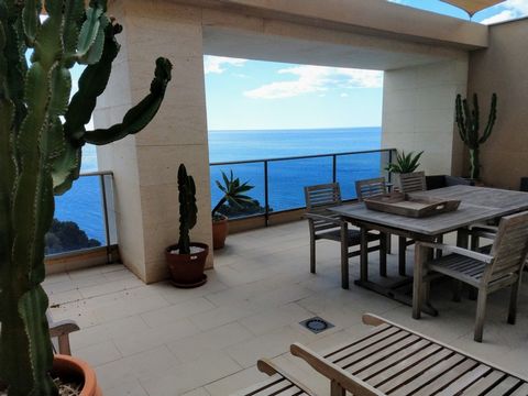 Penthouse direkt am Strand in Alicante mit herrlichen Terrassen und spektakulärem Blick auf das Mittelmeer und die Skyline von Alicante Die Lage bietet eine hervorragende Anbindung an die Innenstadt mit Zug Bus oder Taxi die Sie in 5 Minuten dorthin ...