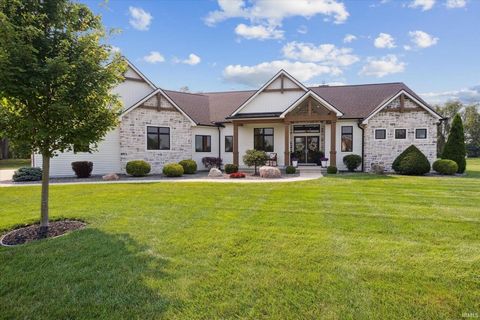 Luxury Living with a Country Feel - Custom Home with Pole Barn on 2.3 Acres! Experience upscale living and thoughtful design in this stunning 3-bedroom, 3.5-bath home, with a 4th bedroom framed and ready to finish. Nestled on 2.3 beautifully maintain...