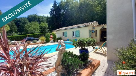 Maison 165m2, 3/4 chambres, piscine, garage, terrain 6033m2