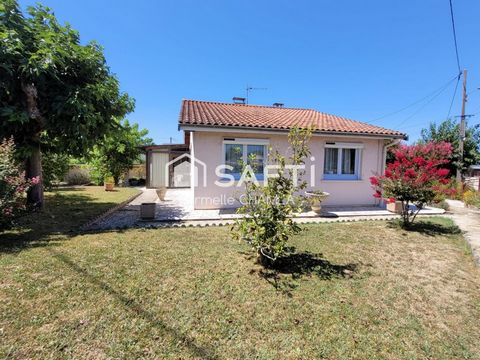 Maison de plain-pied avec garage - 800m² de parcelle