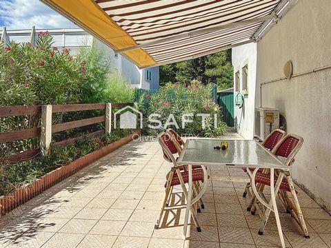 T2 cabine avec grande terrasse et stationnement – Au calme
