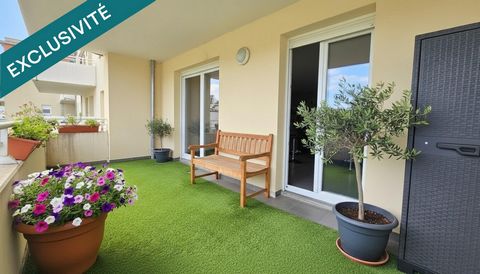 Appartement 3 pièces, 72m², balcon, ascenseur, place de parking privative et garage.