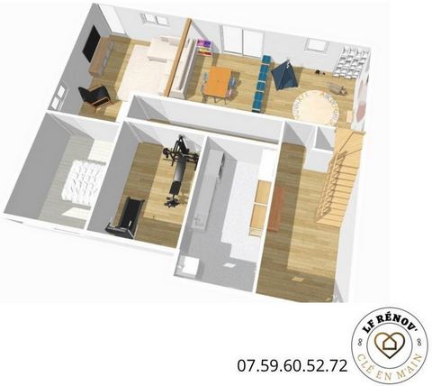 Maison 4 pièces à rénover