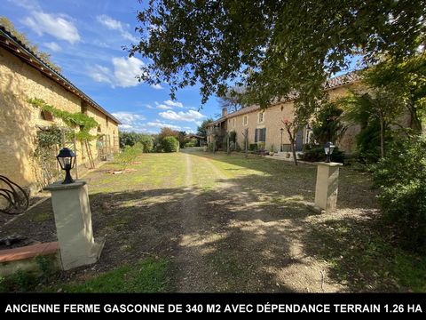 ANCIENNE FERME GASCONNE DE 340 M2 AVEC D&#201;PENDANCES