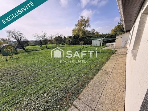 Maison de plain pied de 90m2 avec garage sur un terrain de 1400m2