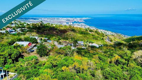Terrain constructible pour PROMETEUR – Vue mer & montagne – Ravine à Malheur (Atlitude entre 320 et 350 m)