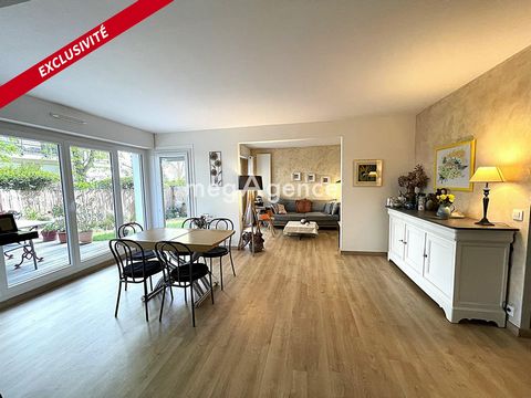PLAISIR, APPART T4 82 M2, TERRASSE, JARDIN, PARKING, CAVE