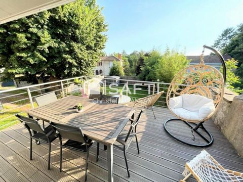 Maison 145 m², 3 chambres, garage, terrain.