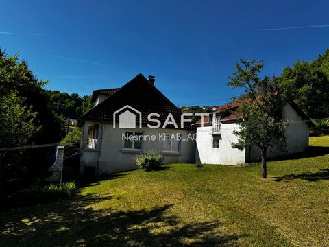 Maison 95 m2, 2 ch, 3654m2 de terrain, garages