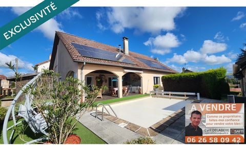 Astucieuse villa T5 de plain-pied, alliant élégance, qualité et rentabilité grâce à ses confortables revenus « solaires »