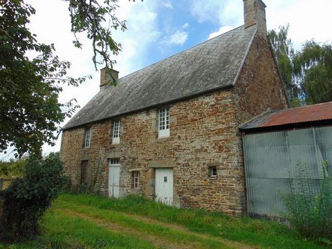 Ancien corps de ferme, 90m² au sol, terrain de 1550 m², Montilly sur Noireau