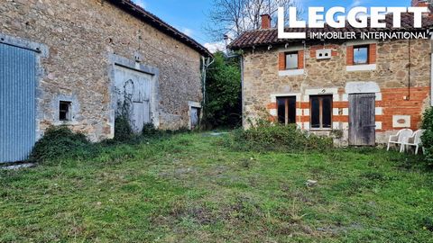 A25737TSM16 - This delightful stone semi-detached cottage to renovate dates from the 17th century and is situated a few KM from the village of Manot. The town of Confolens is less than 12km with all the amenities you need. Information about risks to ...