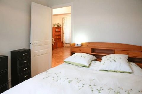 This apartment has a very family friendly atmosphere. The living room and kitchen have a spacious open-floor plan. The kitchen offers all the amenities you need for a stay in Paris. The living room provides a comfortable seating area, a dining table ...