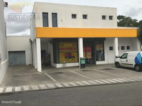 Commercial space intended for a Supermarket, in use, with an active lease agreement for a period of 25 years, renewable for periods of 10 years and with a monthly rent in the amount of € 2,000.00. Located in the center of the village of Sousel, this ...