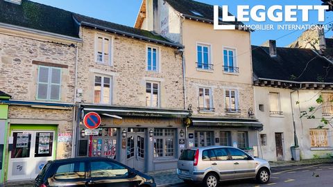 A23944MBS87 - This is a fantastic opportunity to buy Restaurant Premises which are ready to be rented or owner run with the addition of space above the restaurant to develop into flats. The property is situated in the Historic Centre of Saint Yrieix ...