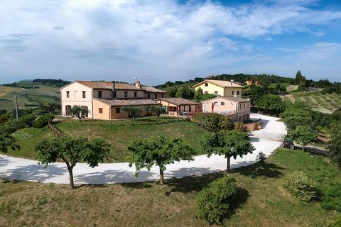 Fuggi in questo grazioso appartamento in una pittoresca fattoria, un'oasi di pace immersa nelle rigogliose colline delle Marche. A soli 30 minuti di auto dalle splendide spiagge sabbiose dell'Adriatico, questo rifugio offre un perfetto equilibrio tra...