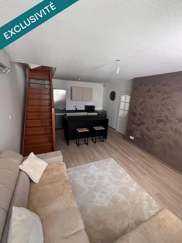 Duplex 88 m2 rénové + 2 places de parking, climatisation réversible