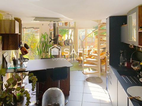 Maison d’architecte 2P avec jardin – Caissargues