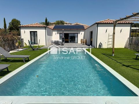 MAGNIFIQUE VILLA PLAIN PIED 147m² avec PISCINE, TERRAIN de 1500m²
