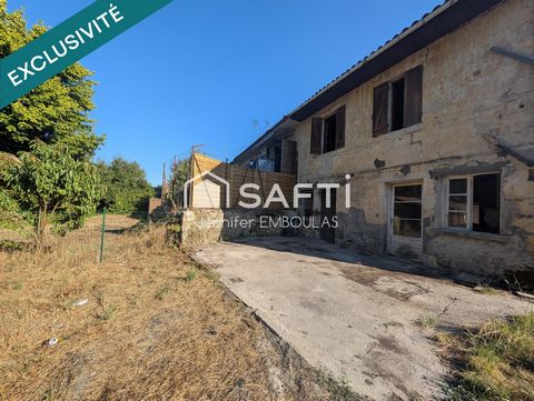Maison en pierre à rénover intégralement T3 avec jardin