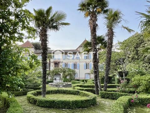 Demeure de prestige avec parc et piscine, à 35 min de Toulouse