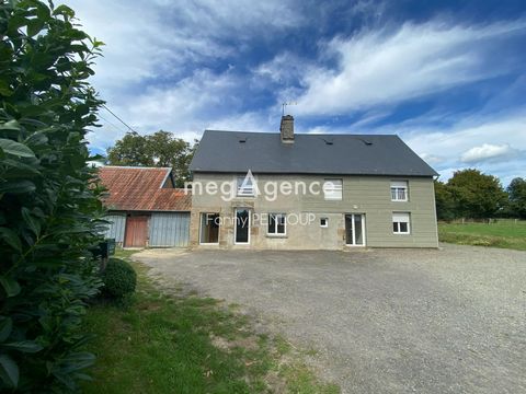 BRECEY : Maison rénovée de 4 chambres avec vie de plain-pied