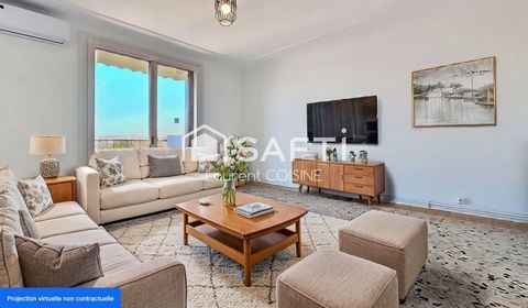 Appartement familial type 4 avec Vue dégagée mer et ville