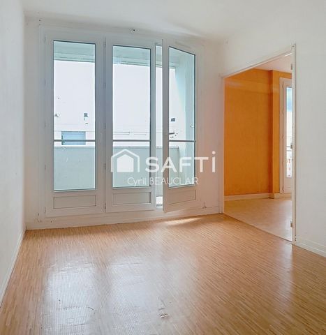 Appartement T4 73m² + cave et stationnement