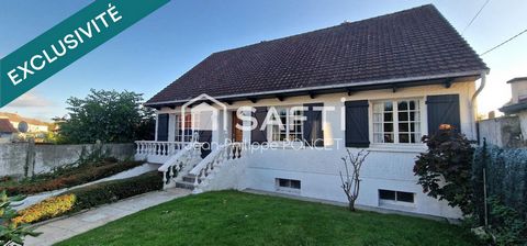 Maison plain pied sur sous-sol avec jardin