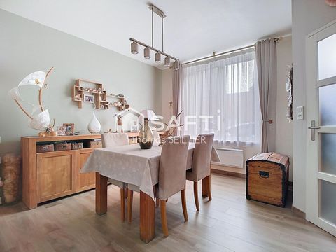 Jolie maison des années 30, 3 chambres, jardin et terrasse couverte – Leers centre