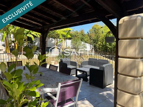 Maison de 140m², 3 chambres garage et jardin