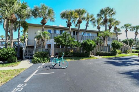 Escape from the hustle and bustle of everyday life to savor serene tropical surroundings, peaceful powder sand beaches & stunning sunsets. Updated & turnkey furnished 2BR/2BA end unit with tranquil water views, located in a charming Gulf-to-Bay commu...