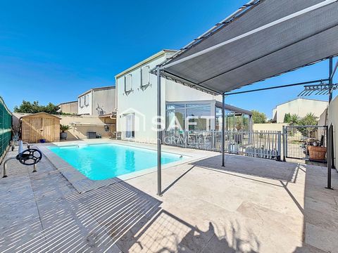 piscine, véranda, garage