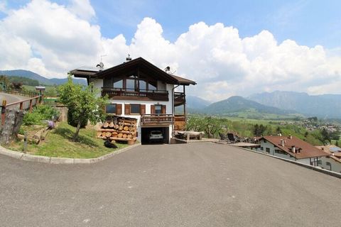 This inviting apartment has a large south -facing terrace with a beautiful view of the Dolomites. You can have a nice breakfast here while you breathe in the pure mountain air. It is an excellent choice for vacations with family or friends. Cavalese ...