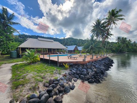 - 9.7 acres of FREEHOLD BEACHFRONT RESORT PARADISE awaits you on KORO ISLAND - LARGE GREAT HOUSE with RESTAURANT, BAR & LOUNGE AREAS, BOUTIQUE SHOP, RECEPTION DESK, and FABULOUS POOL with DECK for relaxing as you gaze at the tranquil ocean in front o...