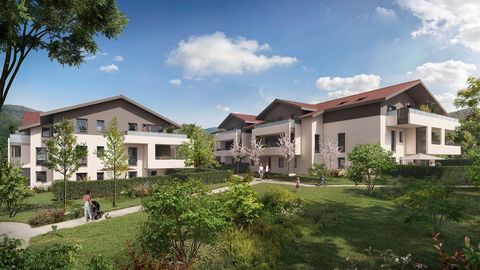 MARCELLAZ - We offer for sale new apartments type T3 and T4 in the town of Marcellaz, near the motorway for Geneva, Annecy and Chamonix. The residence consists of three buildings for a total of 50 residential lots benefiting from underground and over...