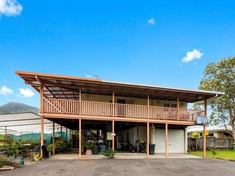 Traditional spacious four-bedroom Queenslander with wooden flooring, two bathrooms, resort-style in ground pool, garage, and carport all located on a massive 1.59 hectares and only 15 mins to Cairns City. Rent out the property or continue living ther...