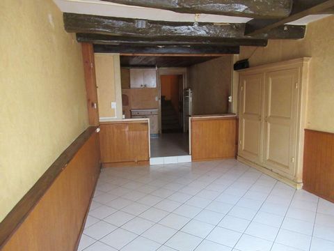 EXCLUSIVELY, I offer you this village house to bring up to date. RDZ; Kitchen open to living room and laundry room. On the first floor there is a living room, 1 bedroom and a bathroom. Attic of 35m2 Consumption (primary energy): F Greenhouse Gas Emis...