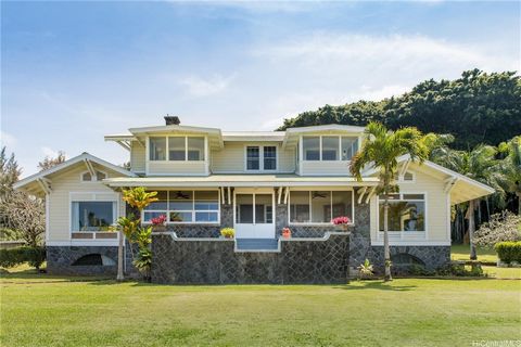 An elegant piece of history! Impossible to replicate the craftsmanship & materials used in this beautiful, early century home. Amazing ocean views from the formal dining room & 4 of the main home's bedrooms. Over 5 acres of fertile land with a spacio...