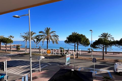 ALPES-MARITIMES (06) CAGNES-SUR-MER SEA FRONT 2 ROOM BALCONY Apartment for sale facing the sea and close to all amenities. Completely renovated apartment. To complete the property, parking and cellar. To visit without delay.
