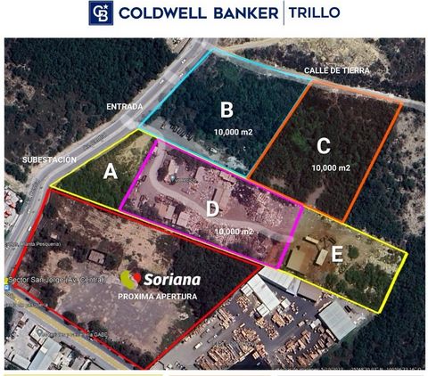 ¡Atención Inversionistas! Oportunidad Única en Pesquería, Nuevo León..Presentamos dos terrenos excepcionales de 20,000 metros cada uno, estratégicamente ubicados en la entrada de la colonia Colinas del Aeropuerto. Estos terrenos disfrutan de un alto ...