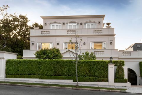 Uncompromised in terms of its palatial scale, timeless elegance and opulent finishes, this magnificent residence within an exclusive Christopher Doyle designed boutique enclave delivers unparalleled lock up and leave luxury on the very edge of Toorak...