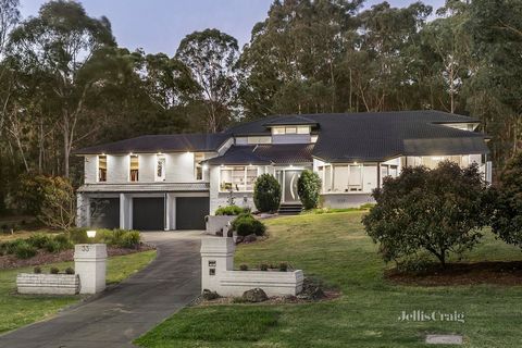 Step into your dream lifestyle at Warrandyte's most exclusive address, where country tranquillity meets cosmopolitan luxury. Nestled in the prestigious heart of Warrandyte’s Golden Mile, this elevated family estate spans over an acre of stunning land...