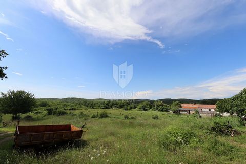 Location: Istarska županija, Bale, Golaš. Istria, Bale - Attractive Building Plot with Panoramic Views This spacious and attractive building plot, located just 3.5 km from Bale, 7 km from the nearest beach, and 10 km from Rovinj, is situated at the e...