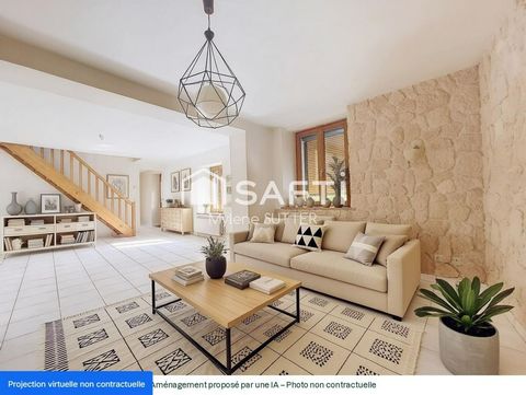 Maison 145m2 4 chambres, bureau, grand garage