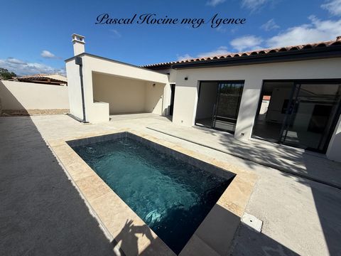 Villa neuve 120 M2 3 chambres, sur 369 M2, piscine