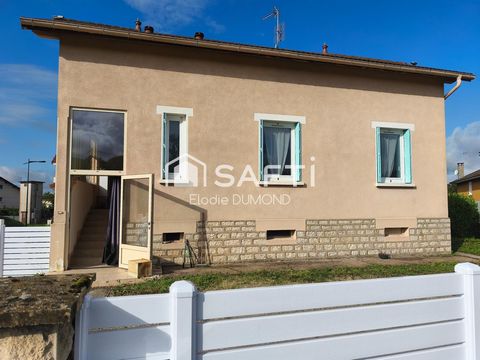 Jolie maison d'une surface habitable de 79 m2 avec terrain attenant de 465 m2.
