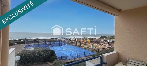 Vue mer, balcon, mezzanine 2 couchages, quartier calme, fort potentiel locatif.